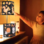 Lantaarn knutselset herfst papier – set van 4