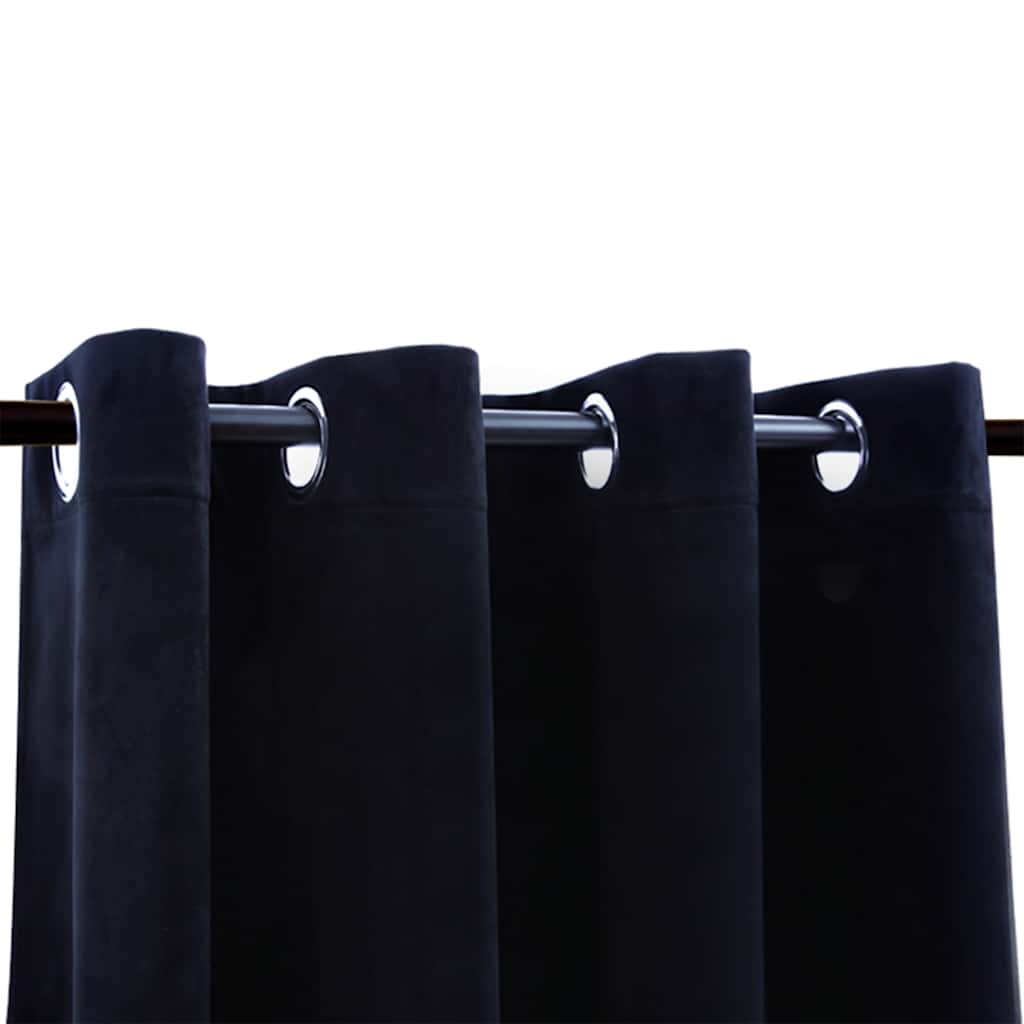 Verduisterend gordijn fluweel met ringen – 290x245 cm