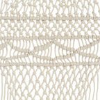 Macramé vitrage crème katoen – 140x240 cm