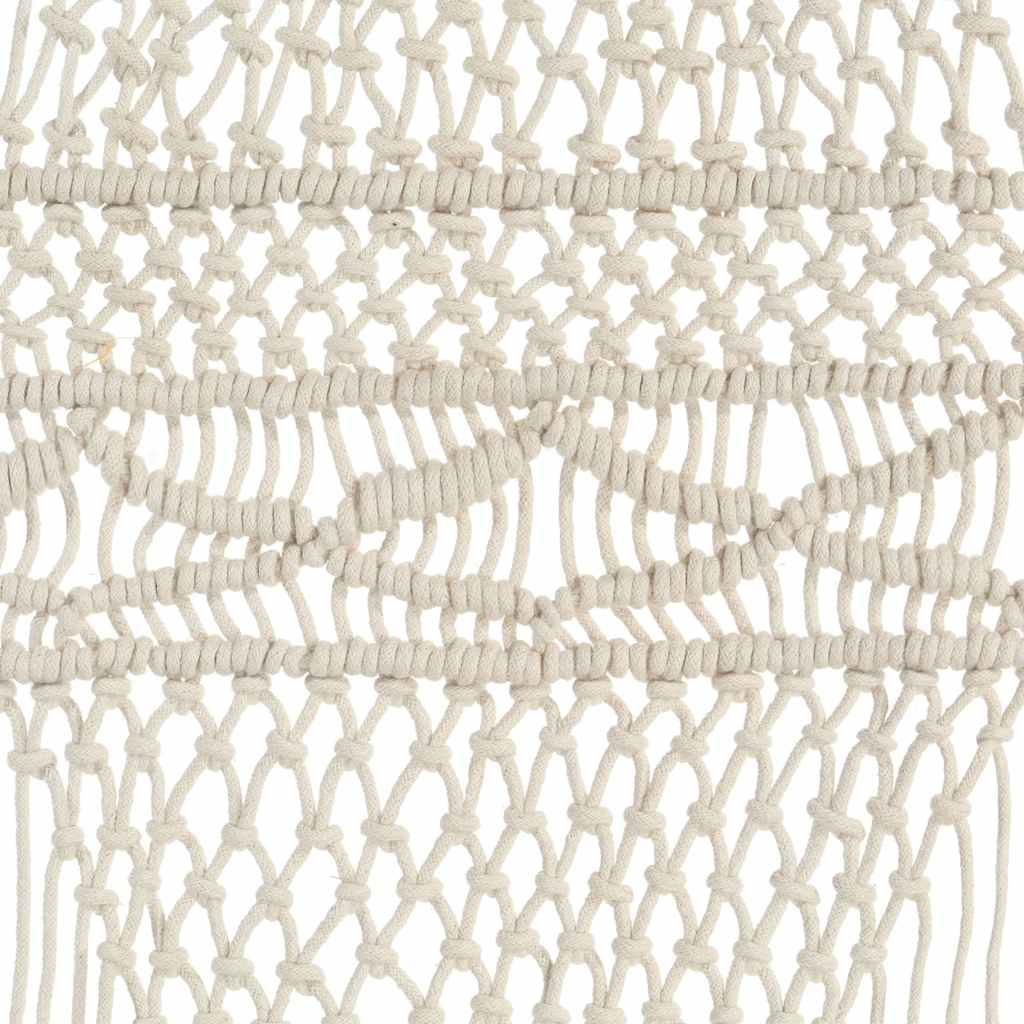 Macramé vitrage crème katoen – 140x240 cm