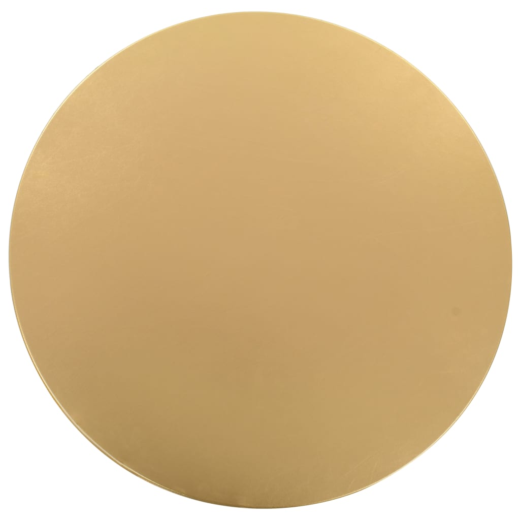 Tafelkleed stretch rond goud – 80 cm