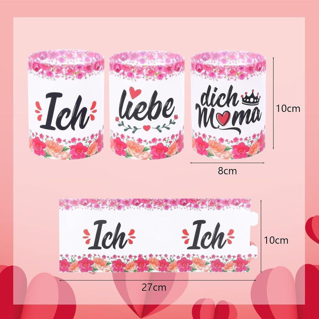 Kandelaar 'I Love You' cadeauset – set van 3