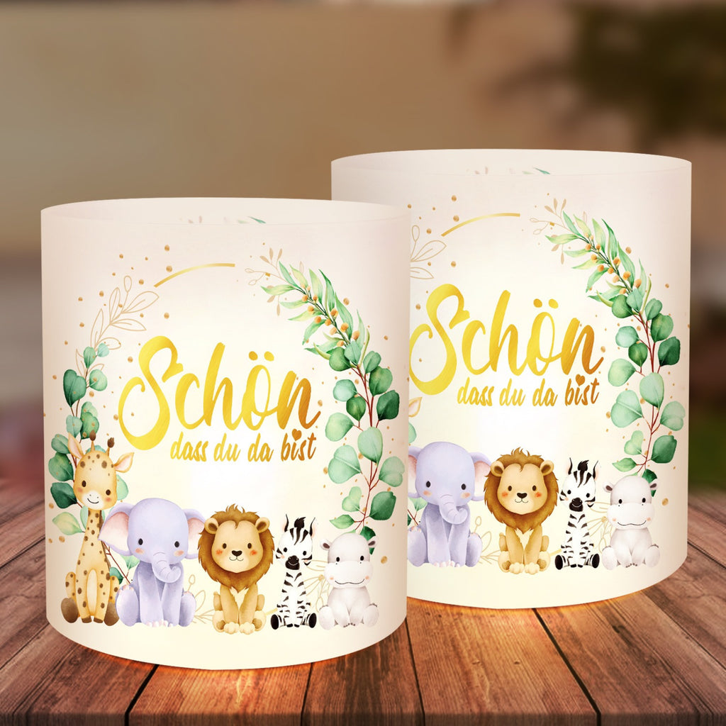Windlicht feesttafel eucalyptus – set van 12