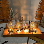 Kaarsenstandaard kerstboom metaal – 3,5 cm