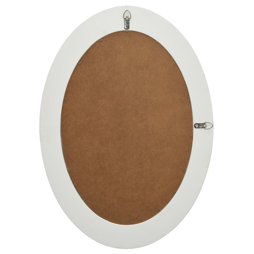 Wandspiegel wit barok stijl – 70 cm