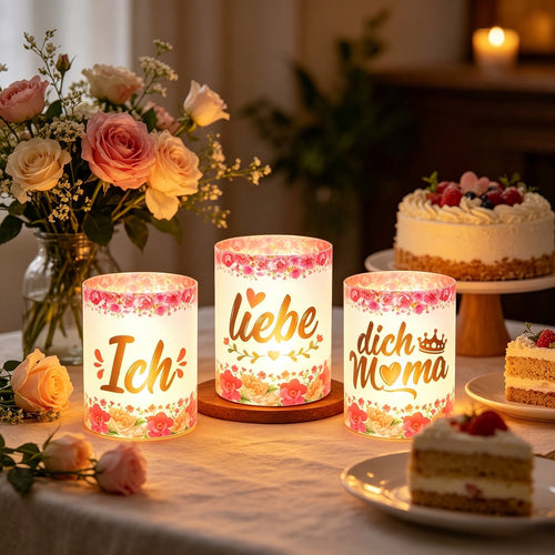 Kandelaar 'I Love You' cadeauset – set van 3