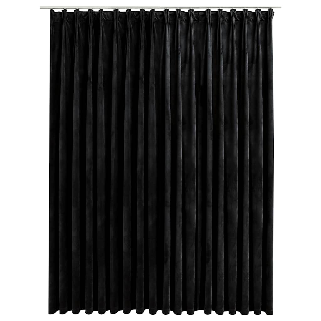 Verduisterend gordijn fluweel met haken – 290x245 cm
