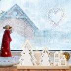 Adventskrans theelichthouder voor 4 waxinelichtjes