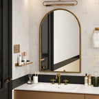 Boogspiegel goud – 91 cm