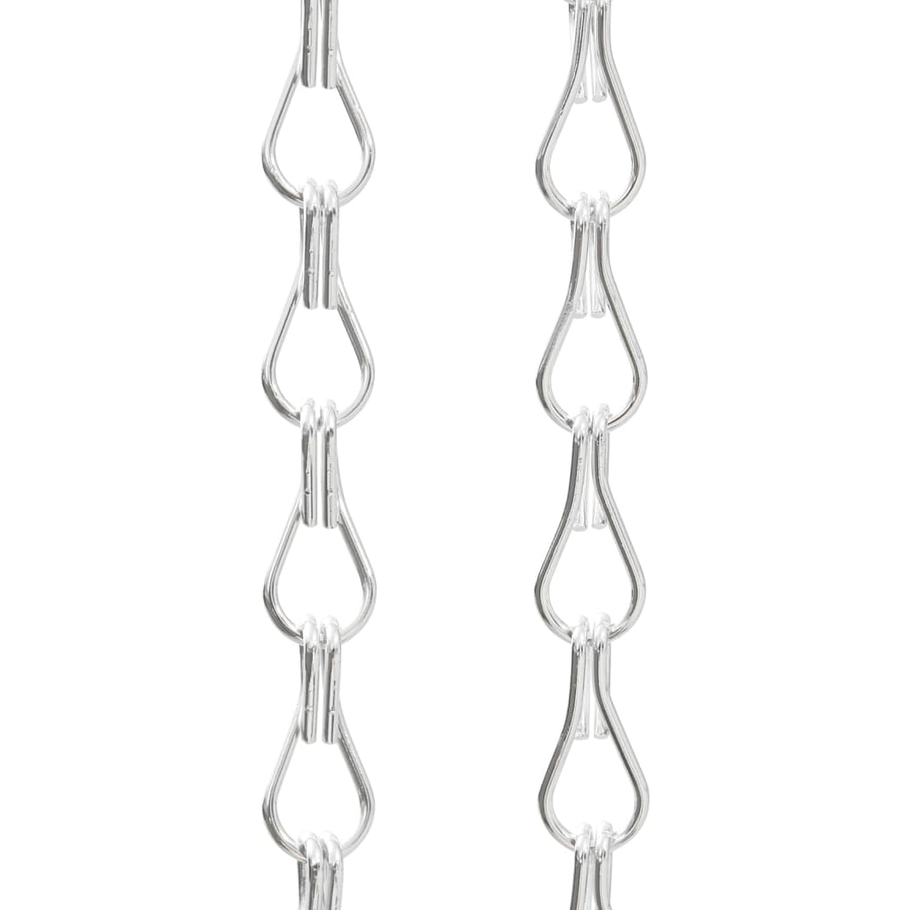Deurgordijn zilver aluminium – 90x212 cm