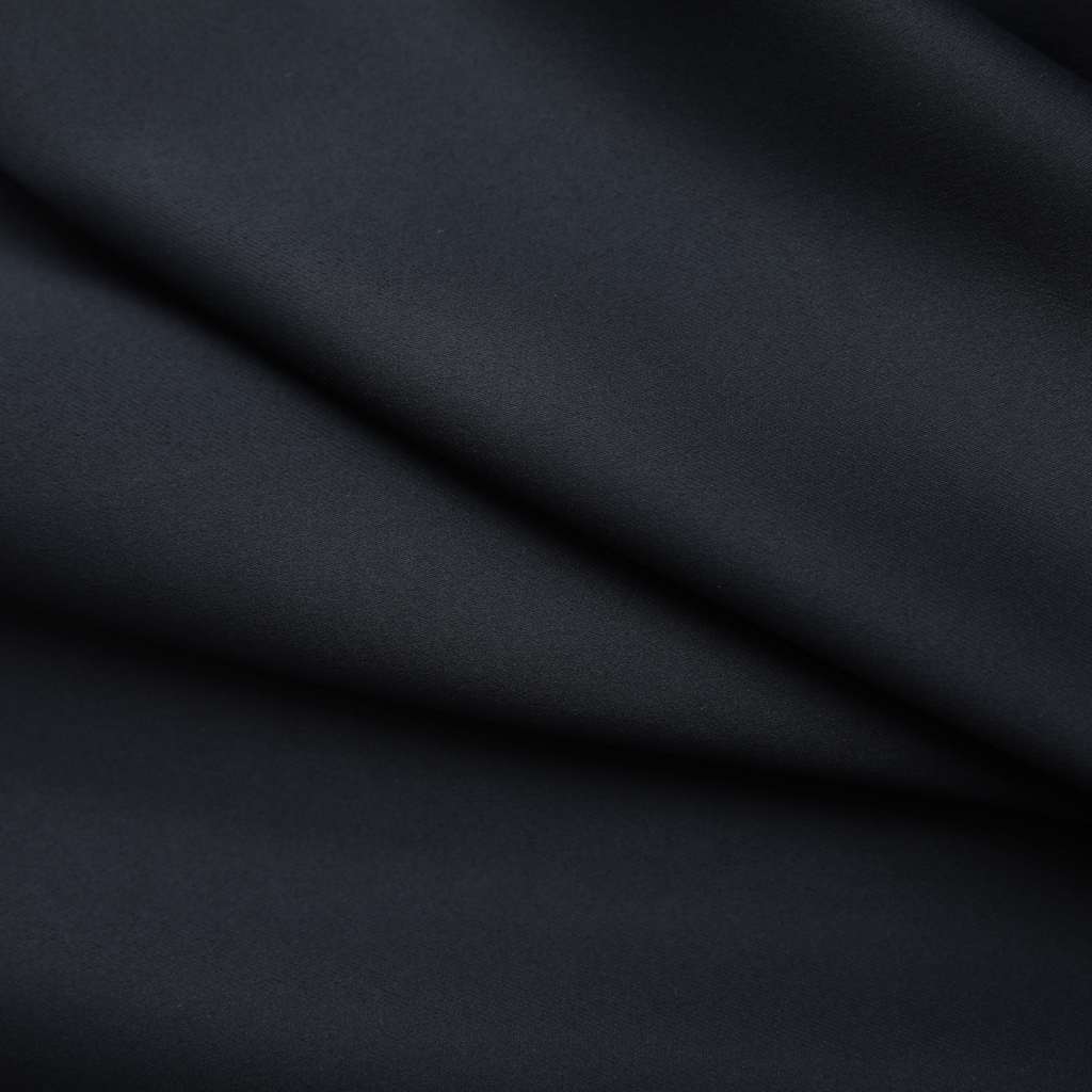 Verduisterende gordijnen polyester met haken – set van 2