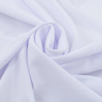 Tafelkleed stretch wit met rand, set van 2