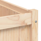 Plantenbak grenenhout wit – 90x50x50 cm