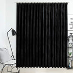 Verduisterend gordijn fluweel met haken – 290x245 cm