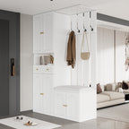 Halmeubel wit – set