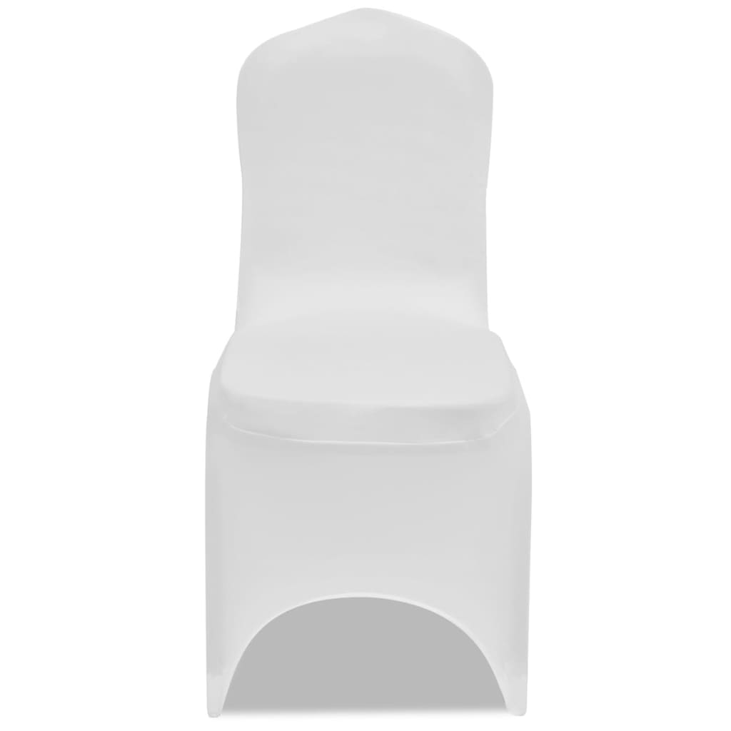 Stoelhoes stretch wit, set van 50