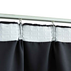 Verduisterend gordijn polyester met haken – 290x245 cm