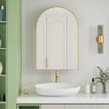 Spiegelkast boogvormig goud – 91 cm