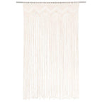 Macramé gordijn crème katoen – 140x240 cm