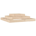 Plantenbak grenenhout vierkant – 110x110x27 cm