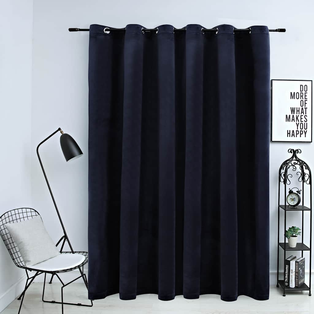 Verduisterend gordijn fluweel met ringen – 290x245 cm