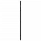 Wandspiegel gebogen zwart – 100 cm
