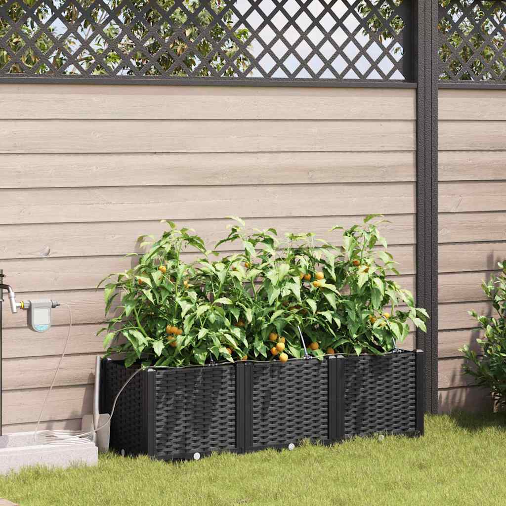 Zelfwaterende plantenbak staal