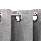 Verduisterend gordijn linnenlook met ogen – 290x245 cm