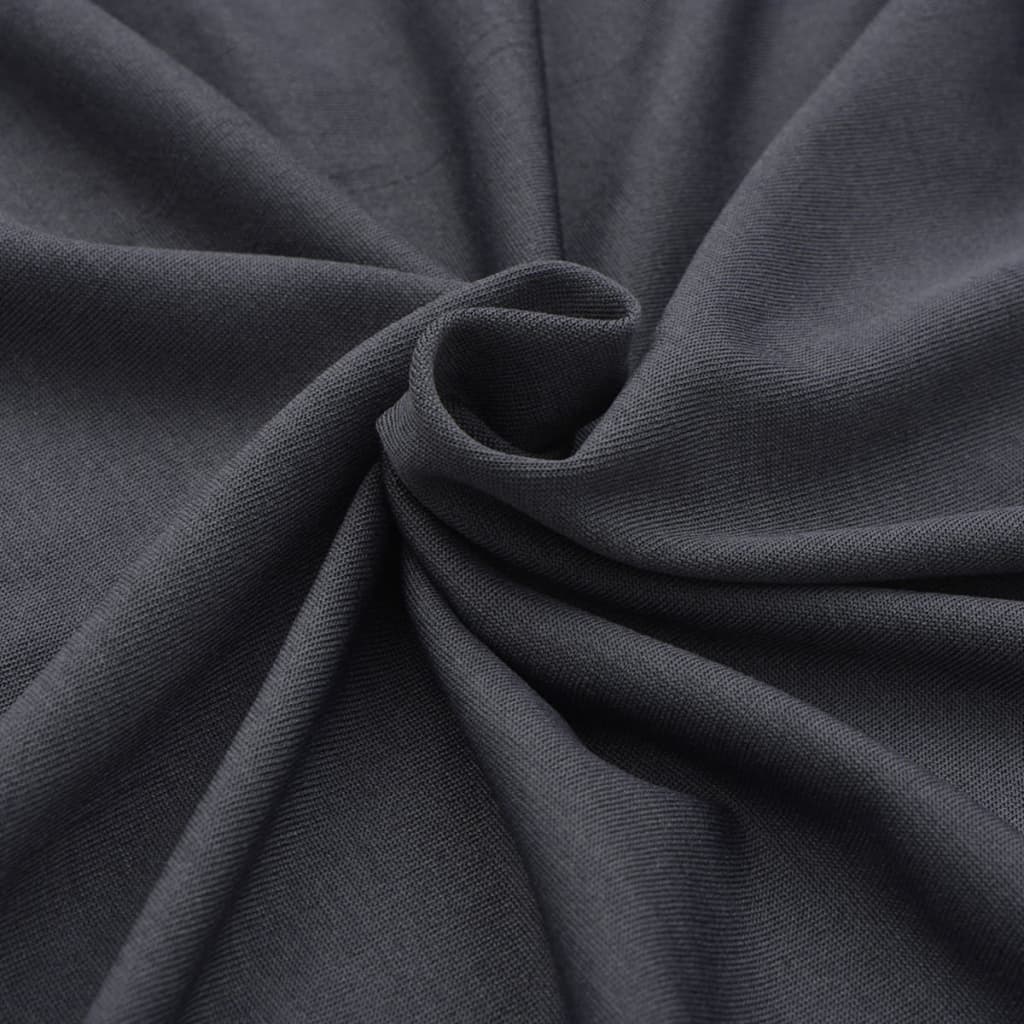 Tafelhoes stretch antraciet, set van 2