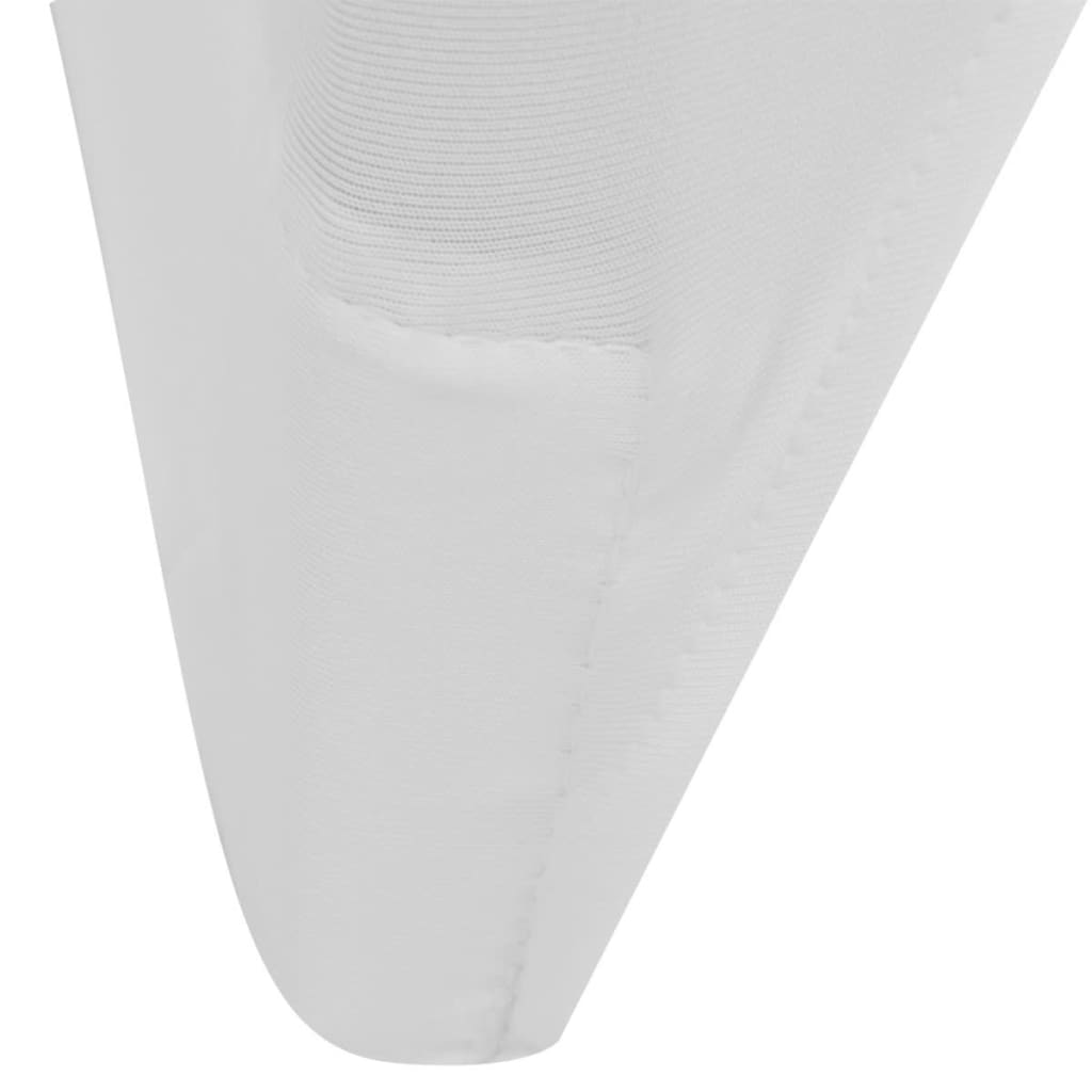 Stoelhoes stretch wit, set van 50
