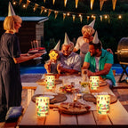 Windlicht feest gekleurd – set van 12