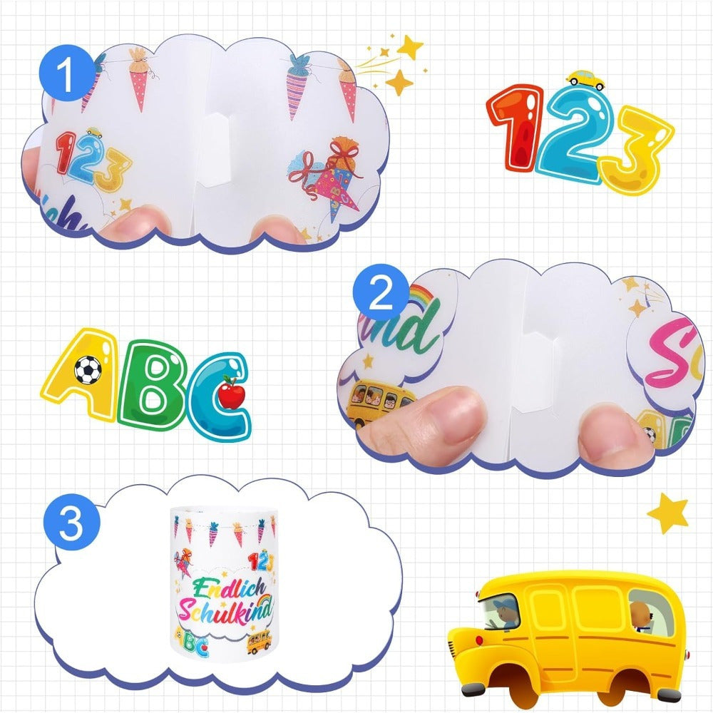 Windlicht feest gekleurd – set van 12