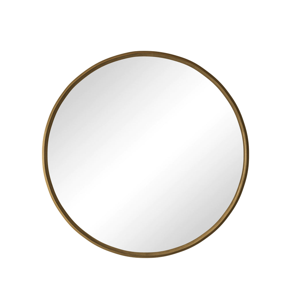 Wandspiegel rond brons – 80 cm
