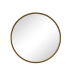 Wandspiegel rond brons – 80 cm