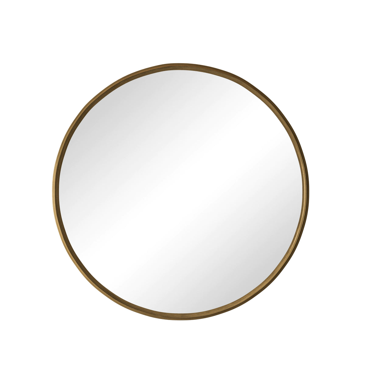 Wandspiegel rond brons – 80 cm