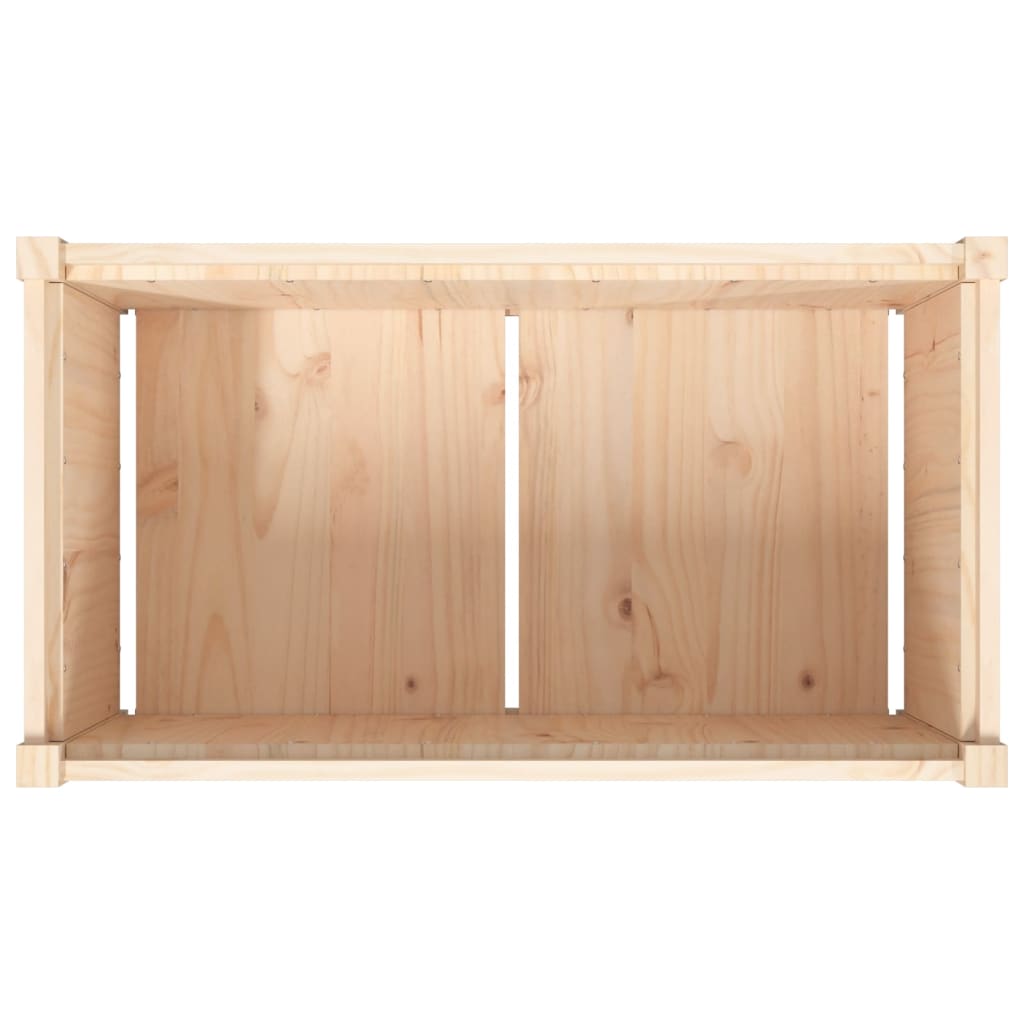 Plantenbak grenenhout wit – 90x50x50 cm
