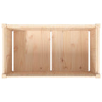Plantenbak grenenhout wit – 90x50x50 cm