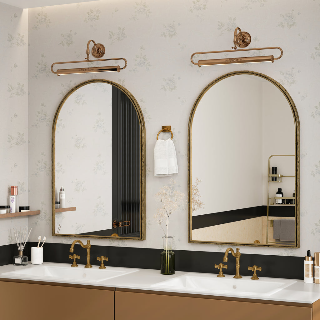 Boogspiegel goud – 91 cm