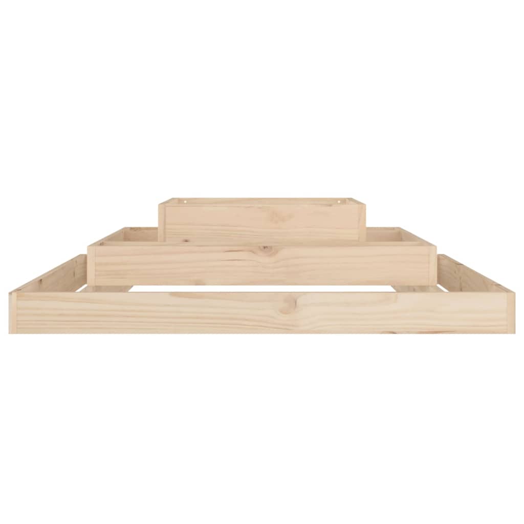 Plantenbak grenenhout vierkant – 110x110x27 cm