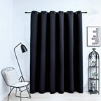 Verduisterend gordijn polyester met ringen – 290x245 cm