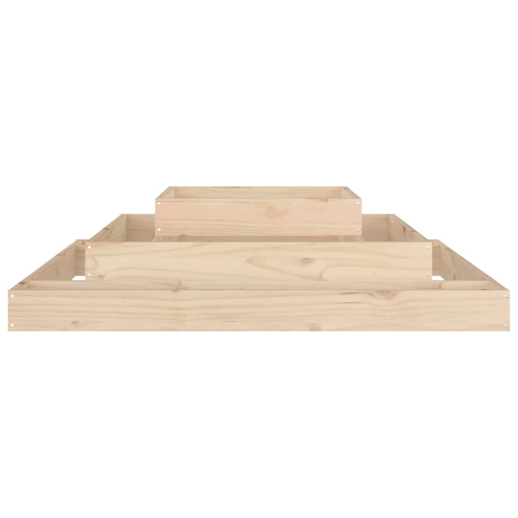 Plantenbak grenenhout vierkant – 110x110x27 cm