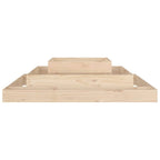 Plantenbak grenenhout vierkant – 110x110x27 cm