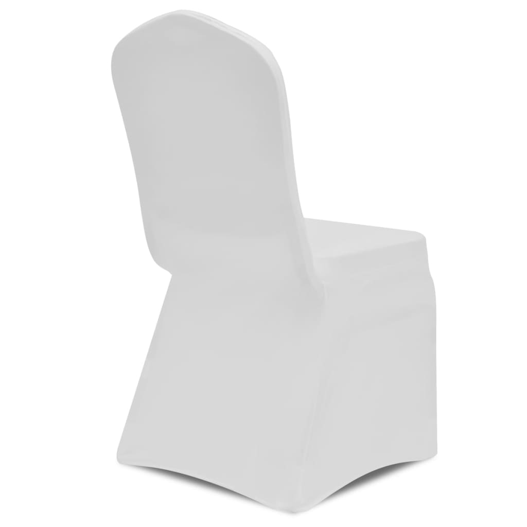 Stoelhoes stretch wit, set van 50
