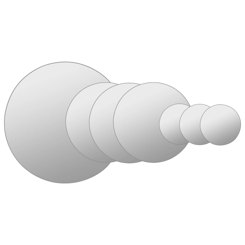 Wandspiegel rond – set van 7