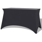 Tafelhoes stretch antraciet, set van 2