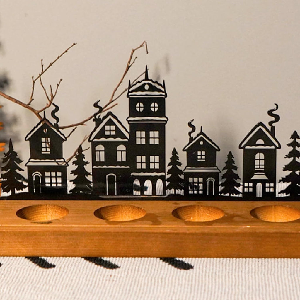 Kaarsenstandaard kerstboom metaal – 3,5 cm