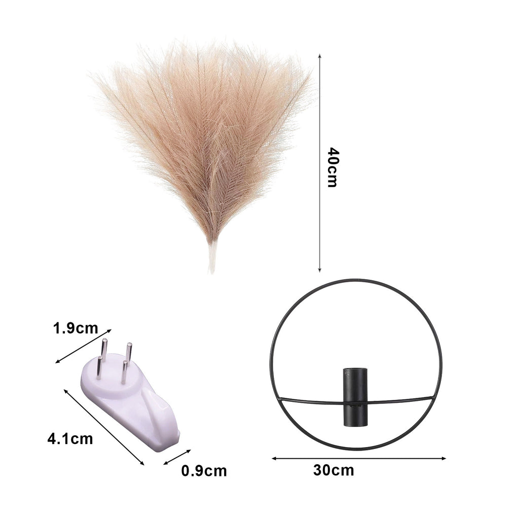 Droogbloemen wanddecoratie set – 5 cm