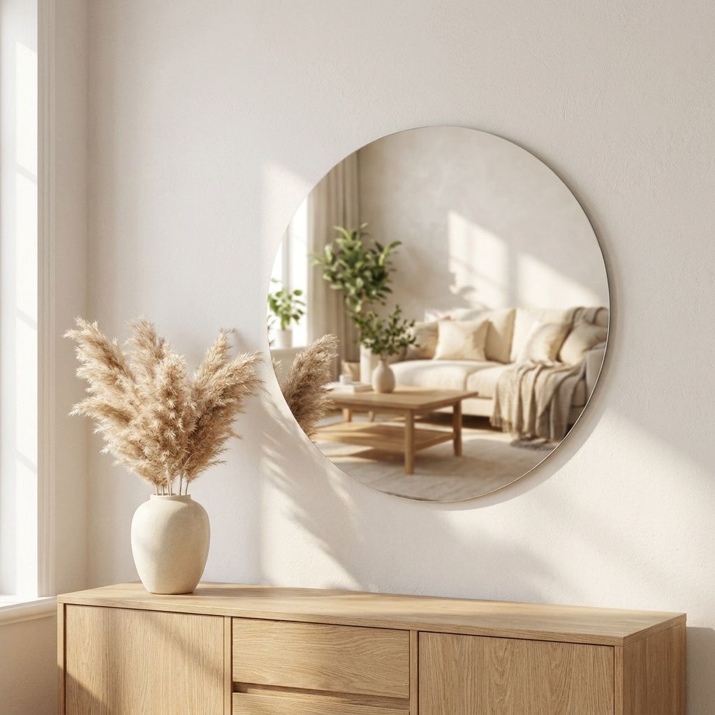 Wandspiegel rond – sfeerbeeld